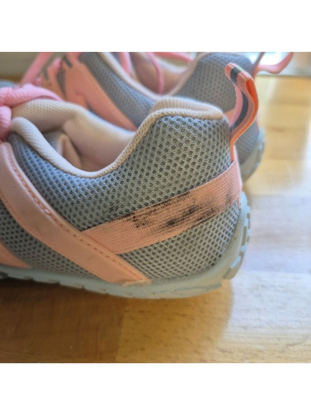 Weweya Womens Barefoot Running Shoes Gray & Pink Lightweight & Breathable Mesh - Picture 3 of 8